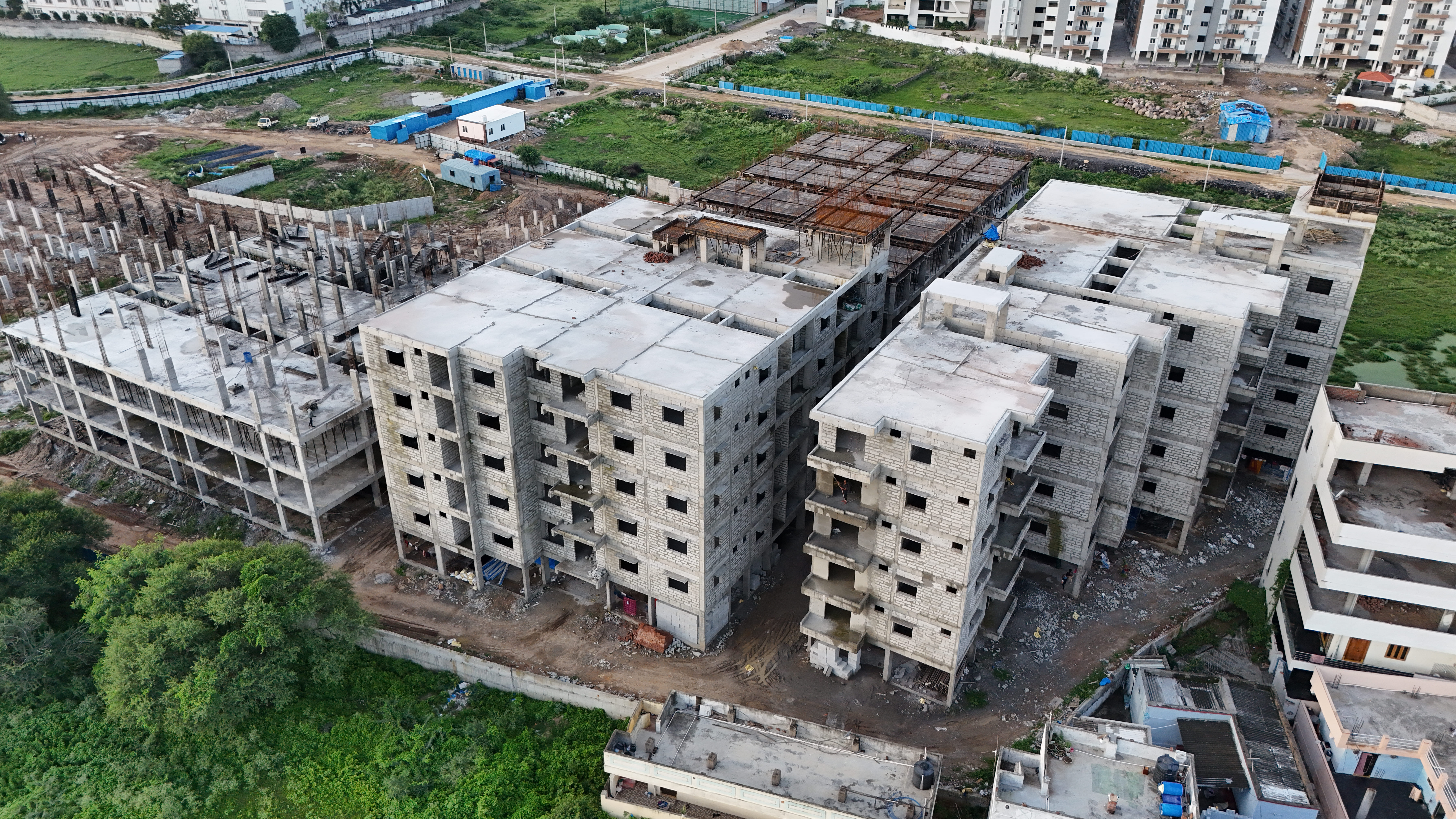 Structure Complete · Block Exteriors
