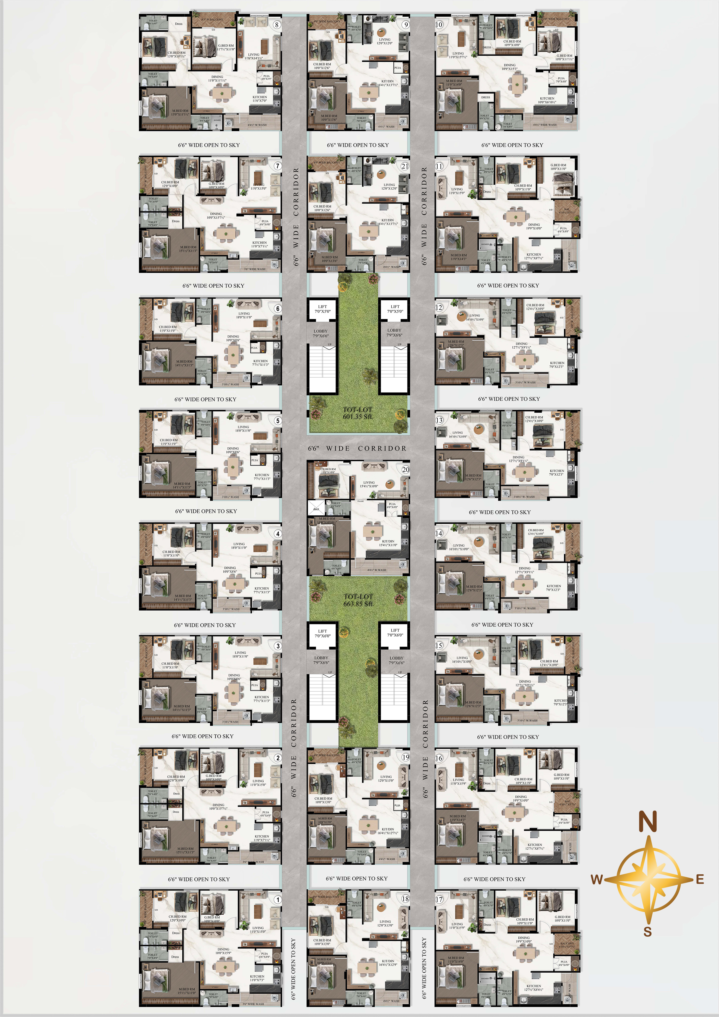 C Block Floor Plan