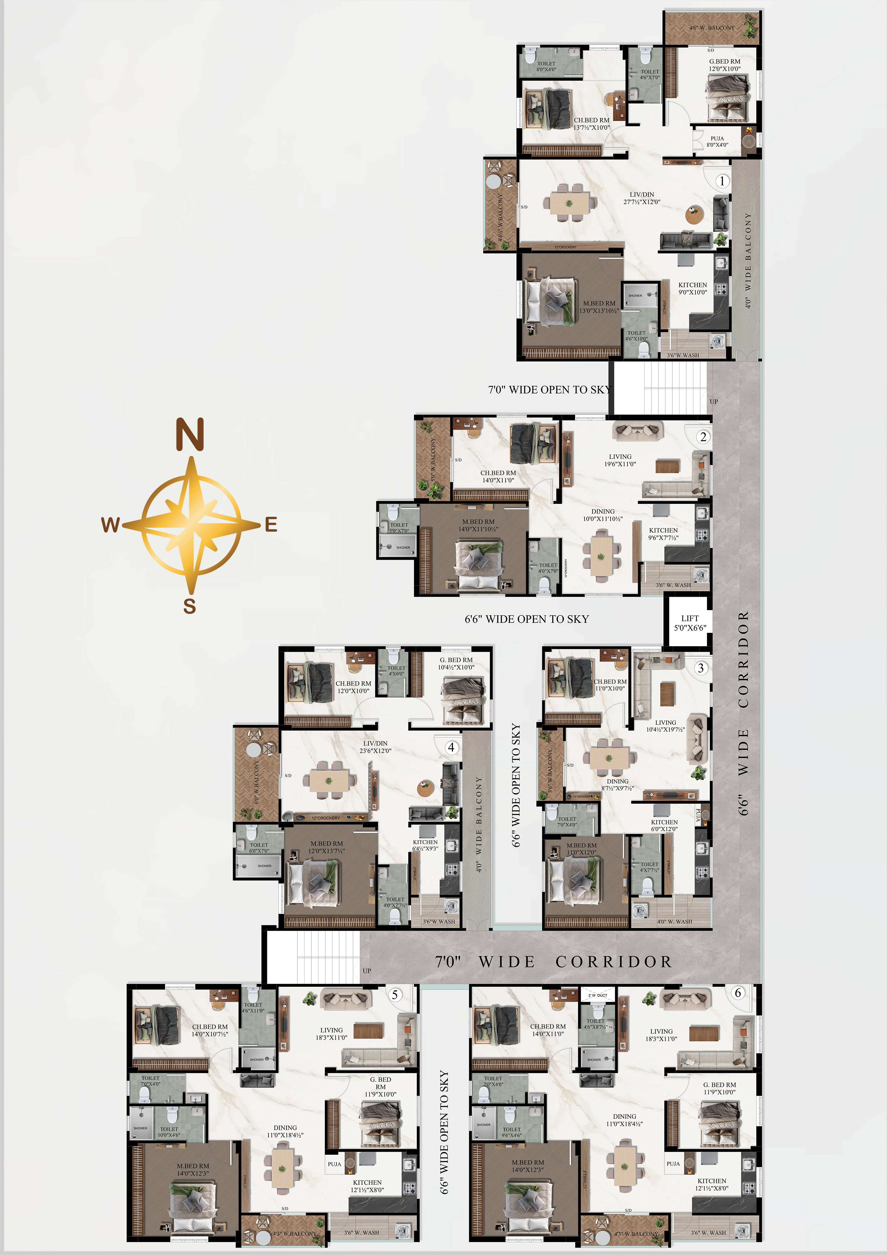 E Block Floor Plan